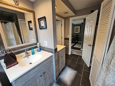 Entry level bathroom dual sinks