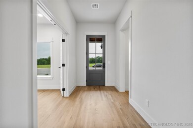 study off the entry foyer