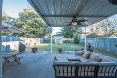 Large Back Patio with Steel Cover