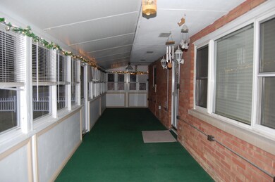 Full enclosed front porch