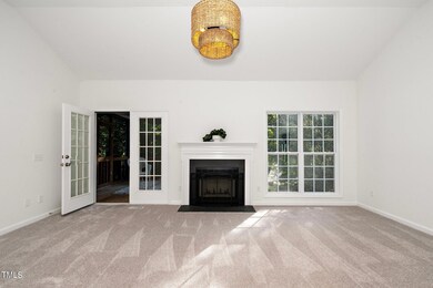 Wood burning stove in Living room