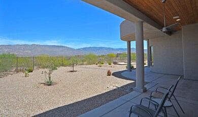 Large covered patio