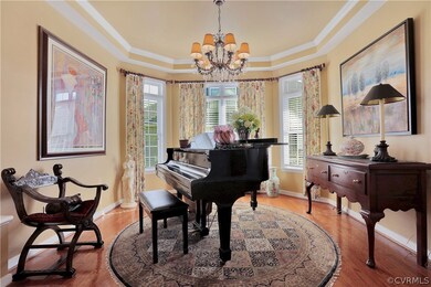 Dining room- currently used as a music room