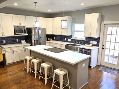 Large kitchen island will be the centerpiece of th