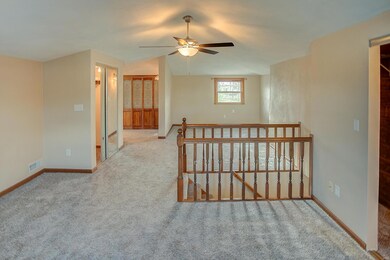 New fan and light fixtures.