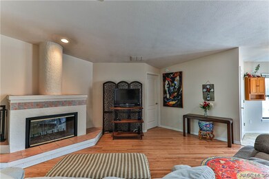 Living room from the kitchen area