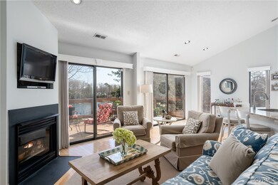 Living Room with Gas Fireplace