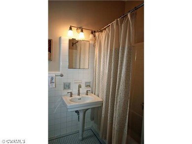 Bathroom - Full Bath with basket weave tile floor,