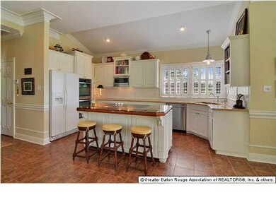 GORGEOUS OPEN KITCHEN WITH SLAB GRANITE AND PLANTA