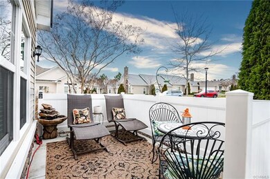 Or, for more privacy, your fenced patio. This was 