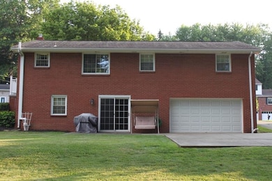 Rear view of home