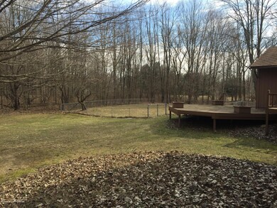 Fenced area for former pool