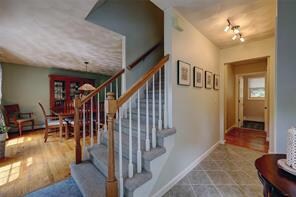 Entry Foyer is flanked by the Dining Room to the l