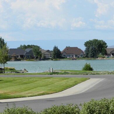 Lake view from the property