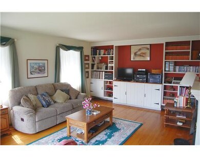 Living Room. A cheerful center for everyday family