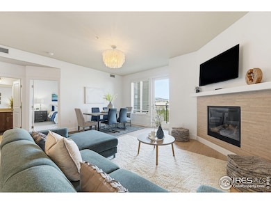 Cozy corner fireplace