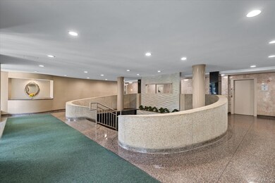Reception featuring recessed lighting