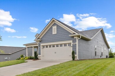 2 Car garage with 2 additional parking spaces in the driveway
