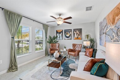 Office flex space at entryway of the home   13557 Willow Bluestar Lp, Riverview, FL 33579