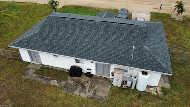 View from above of property