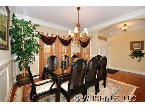 Formal dining room.