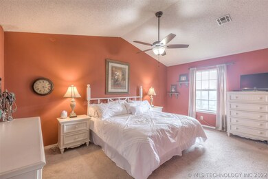 Master Bedroom with Vaulted Ceiling