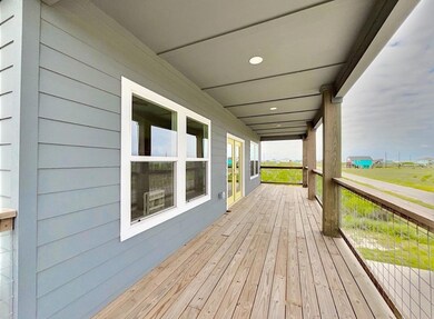 Deck with french doors