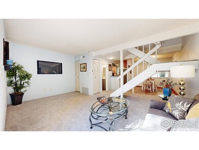 Living room from the back door