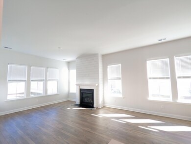 Living room with Gaslog fireplace
