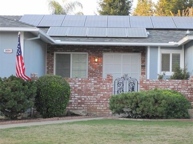 Front courtyard and view of solar