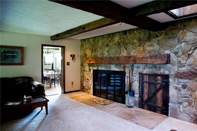Living areas flow one into the other, with the ful