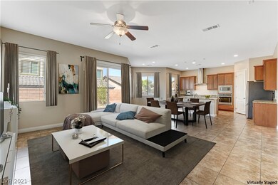 Open concept great room.*Virtually Staged