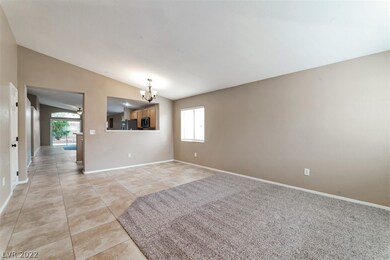 Living Room has vaulted ceiling
