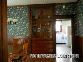 built in hutch dining room