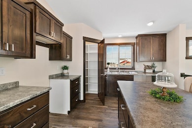 Kitchen with large center island