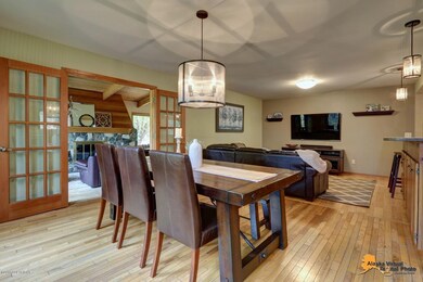 Generous dining area