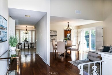 From the elegant entry you are welecomed into the living spaces.  Step down to living/dining or proceed to the heat of the home...the kitchen/family room.