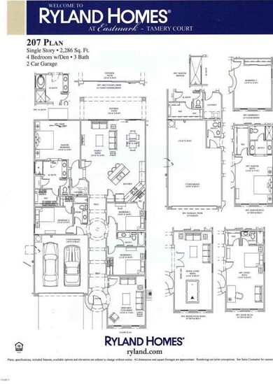 207 floor plan with options