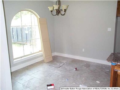 Spacious dining area