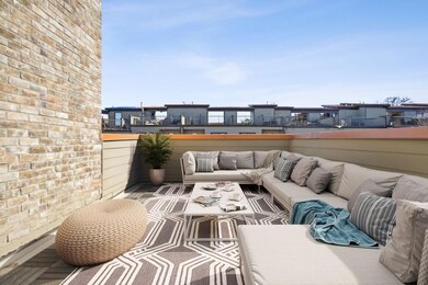 Spacious rooftop terrace perfect for entertaining 