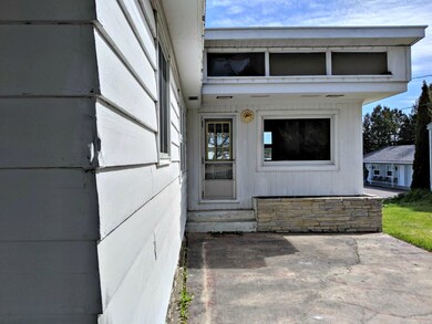 Large side patio