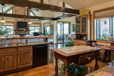 Kitchen looking into great room
