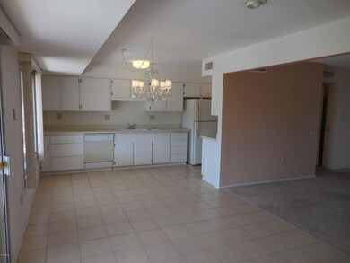 Kitchen from dining area
