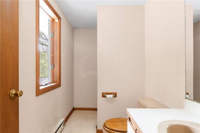 First Floor Full Bath with Shower Stall
