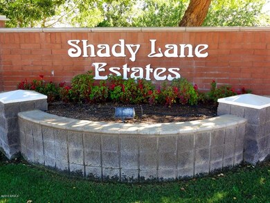 Shady Lane Estates - sign