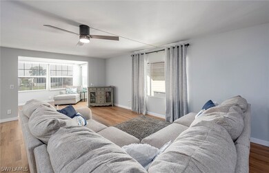 Living room with a healthy amount of sunlight, cei
