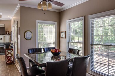 Sunny eat in area off kitchen and gathering room