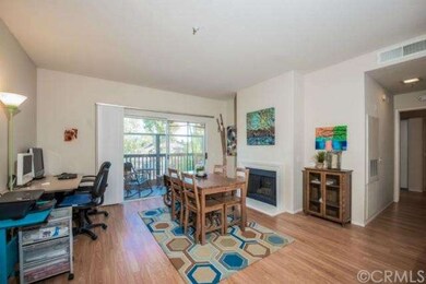 Spacious dining area with fireplace can be used as