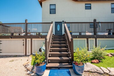 Front steps & under deck storage