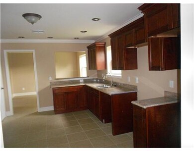 Kitchen. Large spacious kitchen with maple wood ca